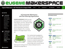 Tablet Screenshot of eugenemakerspace.com